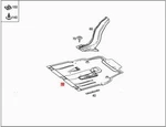 Genuine Mercedes C117 W176 X117 X156 Cover Engine Comp. Lower 1765200023. Fixed Price $85.25.