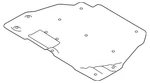 Genuine Jaguar Under-body Shield J9C3110. Fixed Price $112.93.