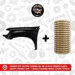 Fender For Toyota Tundra 00-06 Lh W/o Flares Except Double Cab + Cover. Fixed Price $157.49.