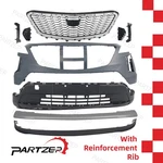Complete Front Bumper Cover Grille Kit Compatible With 2019-2023 Cadillac XT4. Fixed Price $465.99.