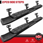 For 09-18 Dodge Ram 1500 Classic Crew Cab Curved Running Board Nerf Bar Step Blk. Fixed Price $149.99.