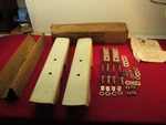 Nos 55 56 57 Chevy Truck Utility 4000 5000 6000 Series Bumper Guards X2 987219. Fixed Price $299.95.