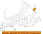 Chevrolet Gm Oem 15-16 Corvette Exterior-stone Deflector Guard 23494464. Fixed Price $51.50.