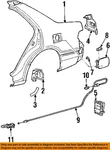 Toyota Oem 02-06 Camry-quarter Panel Protector 58747AA010. Fixed Price $8.82.
