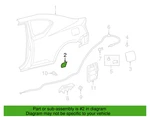 Genuine Oem Toyota Scion 58747-21010 Passenger Quarter Panel Protector 11-16 Tc. Fixed Price $20.59.