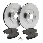 Rear Brake Rotors + Ceramic Pads For Dodge Charger Challenger Chrysler 300 V6. Fixed Price $90.15.