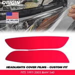 Precut Headlights Protection Clear Covers Bra Film Ppf Fits 1997-2003 Bmw 540. Fixed Price $44.99.