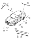 New Oem 100% Genuine Mopar Anti-chip Film Left 68217199AA. Fixed Price $42.19.