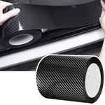 Dgsl Door Edge Guards - Carbon Fiber Wrap Film 4IN X 33FT, Black. Fixed Price $37.99.