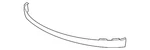 Genuine Gm Black Front Air Deflector Extension 25821880. Fixed Price $173.64.