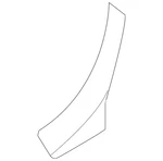 Genuine Volkswagen Stone Guard 5G3-821-714-A. Fixed Price $56.15.