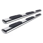 Ford F-150 15-23 Trailfx 5" Wheel-to-wheel Polished Oval Straight Side Steps. Fixed Price $472.94.