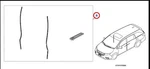 Honda Oem Door Edge Guard Platinum White Pearl 2020-2026 Odyssey 08P20-THR-190A. Fixed Price $65.25.