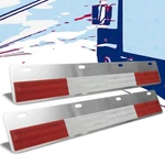 2X Fleet Engineers 033-04259 Straight Red/white Reflective Conspicuity Plate. Fixed Price $54.77.