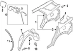 Genuine Ford Splash Shield MB5Z-78278B51-A. Fixed Price $358.22.