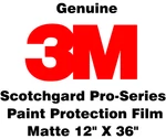 3M Scotchgard Series Matte Paint Protection Film Bulk Roll 12" X 36". Fixed Price $30.00.