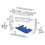 For Jeep Cherokee 2019-2022 68307352AB Front Radiator Support Splash Shield. Fixed Price $131.37.