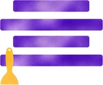 Purple Door Sill Guard Protector, 4PCS 3D Carbon Fiber Anti-scratch. Fixed Price $10.52.