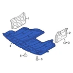 For Kia Rio 16-17 Front Left Rearward Radiator Support Splash Shield. Fixed Price $23.09.