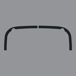 Soft Top Deck Lid Protection Film Smoke For 1963-1967 C2 Corvette. Fixed Price $34.99.