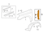 Genuine Oem Fender Protection Film For Toyota 5382835070. Fixed Price $67.00.