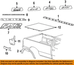 Ford Oem 04-08 F-150 Pick Up Box Exterior Trim-stone Guard 4L3Z99292A23AAB. Fixed Price $31.32.