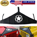 Black Star Front Hood Cover End Bra Protector For Jeep Wrangler Jku 2007-2018. Fixed Price $25.51.