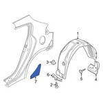 Kia FORTE5 2014-2018 84126A7000 Rear Right Stone Guard. Fixed Price $32.24.