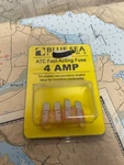 Blue Sea Systems #5238 Atc Fast Acting 4 Amp Fuse. Fixed Price $5.00.