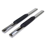 Trailfx A7054S 5" Oval Straight Side Bars Polished Steel Rocker Panel Mount. Fixed Price $449.00.