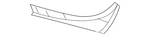 Genuine Nissan Stone Guard 78816-3NF0B. Fixed Price $11.83.