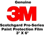 3M Scotchgard Paint Protection Film Series (sample Size Pack Of 5) 3" X 6". Fixed Price $8.00.