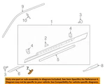 Gm Oem 10-15 Camaro Pillars, Rocker Floor Exterior Trim-protector 92232021. Fixed Price $44.56.
