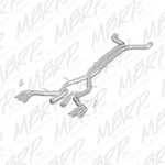 Mbrp Fits 2016 Chevy Camaro V8 6.2L 6SPD 3IN T409 Race Dual Cat Back W/ 4.5IN. Fixed Price $1179.99.