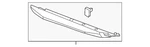 Genuine Ford Stone Deflector KB3Z-99292A22-A. Fixed Price $25.52.