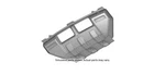 Genuine Gm Underbody Splash Shield 84849851. Fixed Price $391.74.