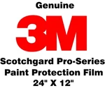 Genuine 3M Scotchgard Series Paint Protection Film Clear Bulk Roll 24" X 12". Fixed Price $20.00.