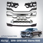 For 2016-2018 Gmc Sierra 1500 Front Bumper Cover Assembly Chrome W/ Sensor Hole. Fixed Price $619.99.