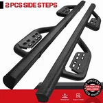 Fit 02-08 Dodge Ram 1500 Quad Cab Nerf Bar Running Board Side Step Blk Boc. Fixed Price $143.99.