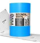 Vvivid Blue Stencil Vinyl Masking Film With Anti-bleed 12" X 10FT,. Fixed Price $14.66.