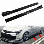 For Toyota Corolla 4DR Senda 2020-2024 Glossy Side Skirts Splitter Extention. Fixed Price $46.95.