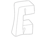 Genuine Mercedes-benz Door Edge Guard 203-723-01-24-7E94. Fixed Price $8.55.