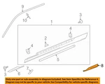 Gm Oem 10-15 Camaro Pillars, Rocker Floor Exterior Trim-protector 92232022. Fixed Price $84.00.