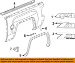 Gm Oem 14-19 Silverado 1500 Ld Pick Up Box Exterior Trim-protector 22801025. Fixed Price $56.48.