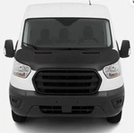 Car Bonnet Mask Hood Bra Ford Transit 2015-2026 Black Full Coverage Pc. Fixed Price $70.00.