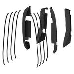 Ford Bronco 21-25 Door Hinge Covers Textured Black. Fixed Price $369.75.